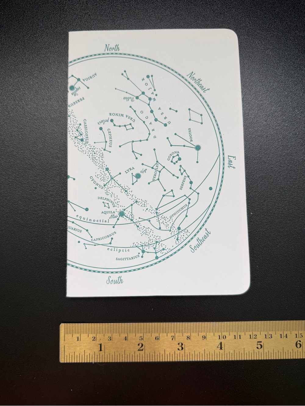 New Blackbird Letterpress Notebook Journal Constellation Stars Horoscope Blank